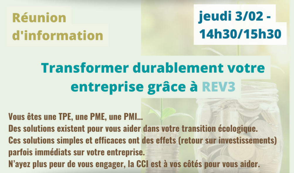 Réunion Transformer durablement votre entreprise grace a rev3