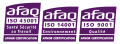 logo afaq 9001 14001 et 45001